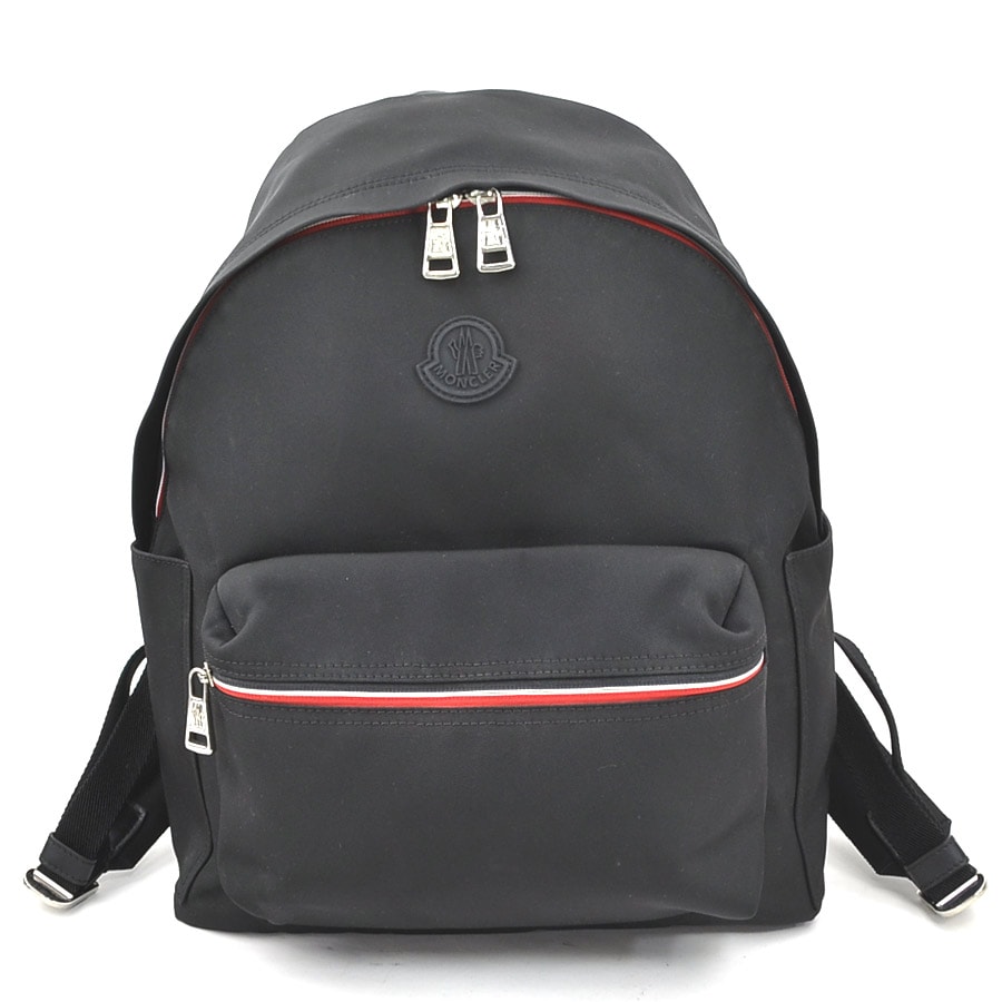 モンクレール MONCLER リュック ナイロン ブラック メンズ【中古】 h32243i