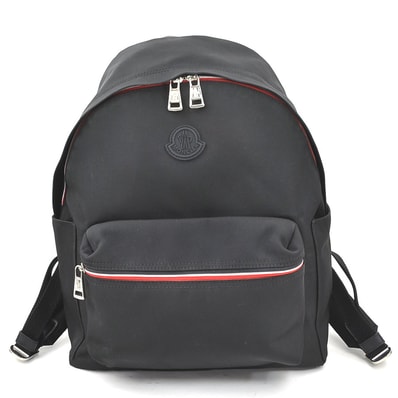 モンクレール MONCLER リュック ナイロン ブラック メンズ【中古】 h32243i