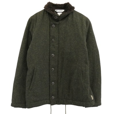 Columbia コロンビア ジャケット PM5148 裏ボア ウール N-1タイプ ジャケット ブラウン系 L【中古】