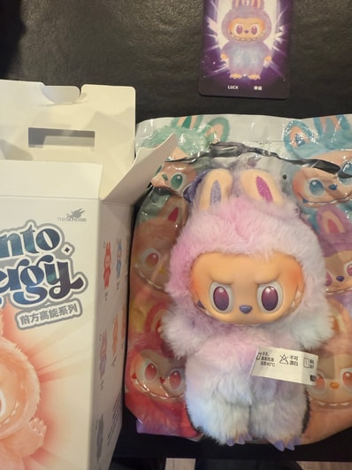 POP MART THE MONSTERS (LABUBU) Big into Energy Series Plush Pendant LUCK