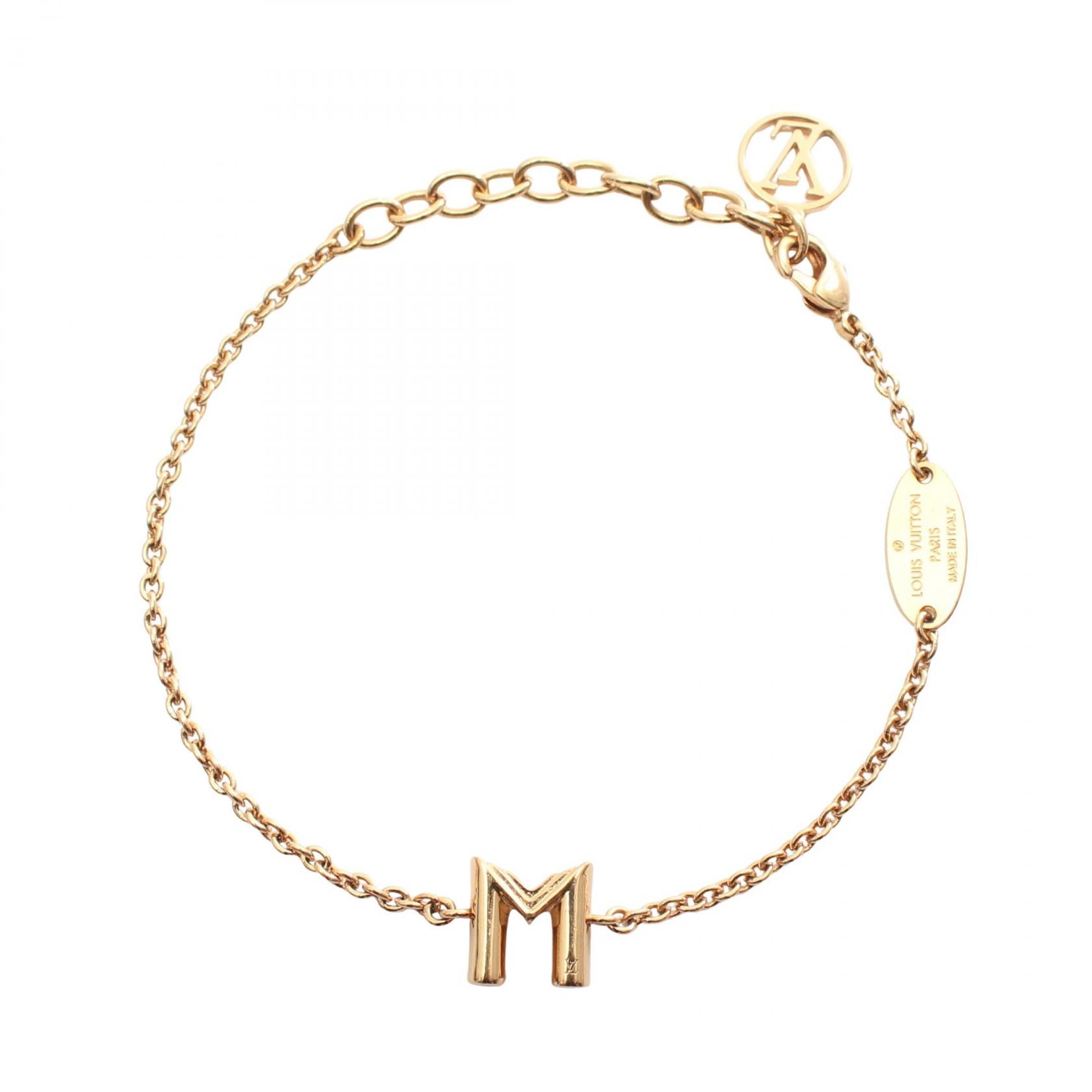 ルイ・ヴィトン LOUIS VUITTON LV&ME M ブレスレット アクセサリー GP(ゴールドメッキ) レディース ゴールド系 M67170 【中古】