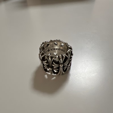 Chrome Hearts Cemetery Cross Ring "Silver"