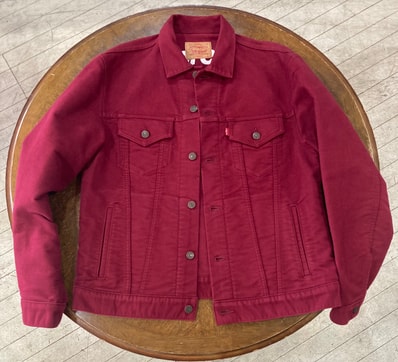 supreme × levis moleskin trucker jacket