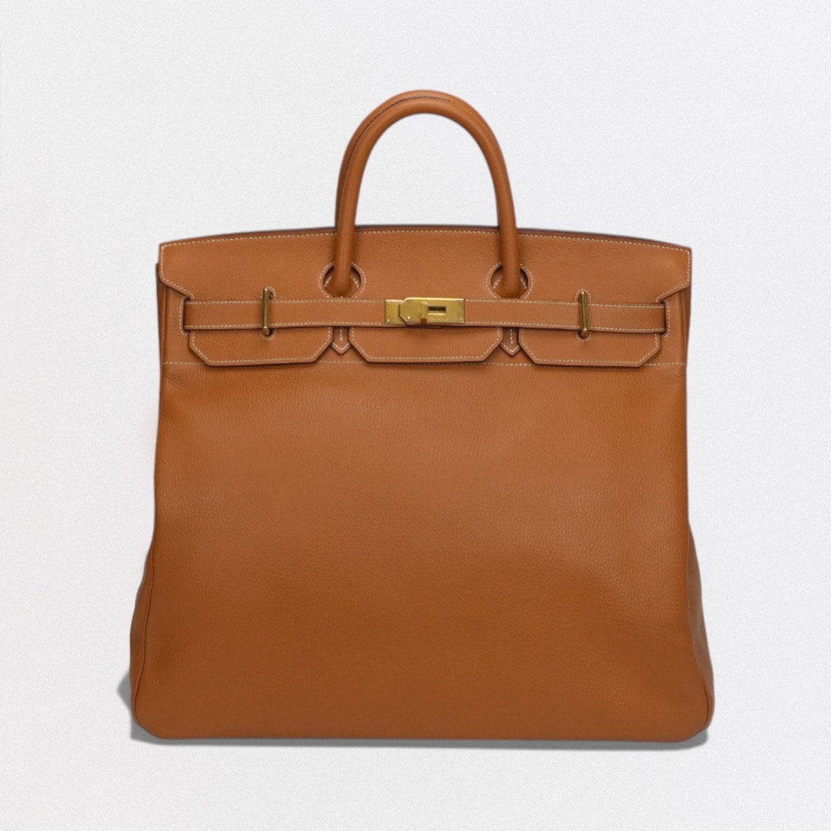 エルメス HERMES オータクロア45 オータクロア 45 バッグ トートバッグ アルデンヌ ナチュラル Natural ブラウン brown 茶 ゴールド金具 ハンドバッグ