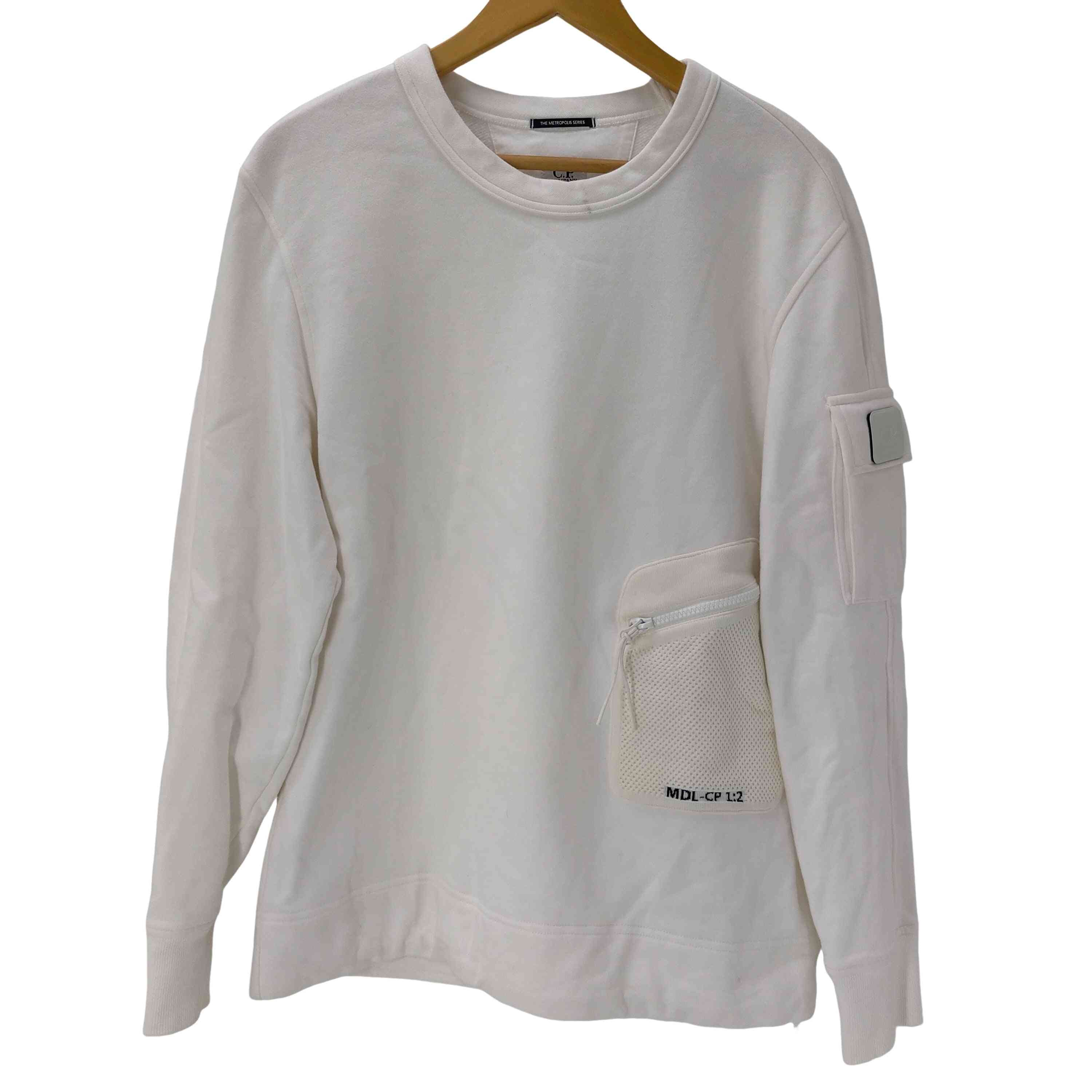 22SS THE METROPOLIS SERIES Diagonal Fleece Utility Sweatshirt ダイアゴナル フリース スウェット【1141804213636】