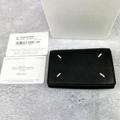 新品 100%本物 Maison Margiela 三つ折 ミニ財布 マルジェラ