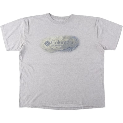 古着 コロンビア Columbia 半袖 ロゴTシャツ メンズXL相当/eaa656415