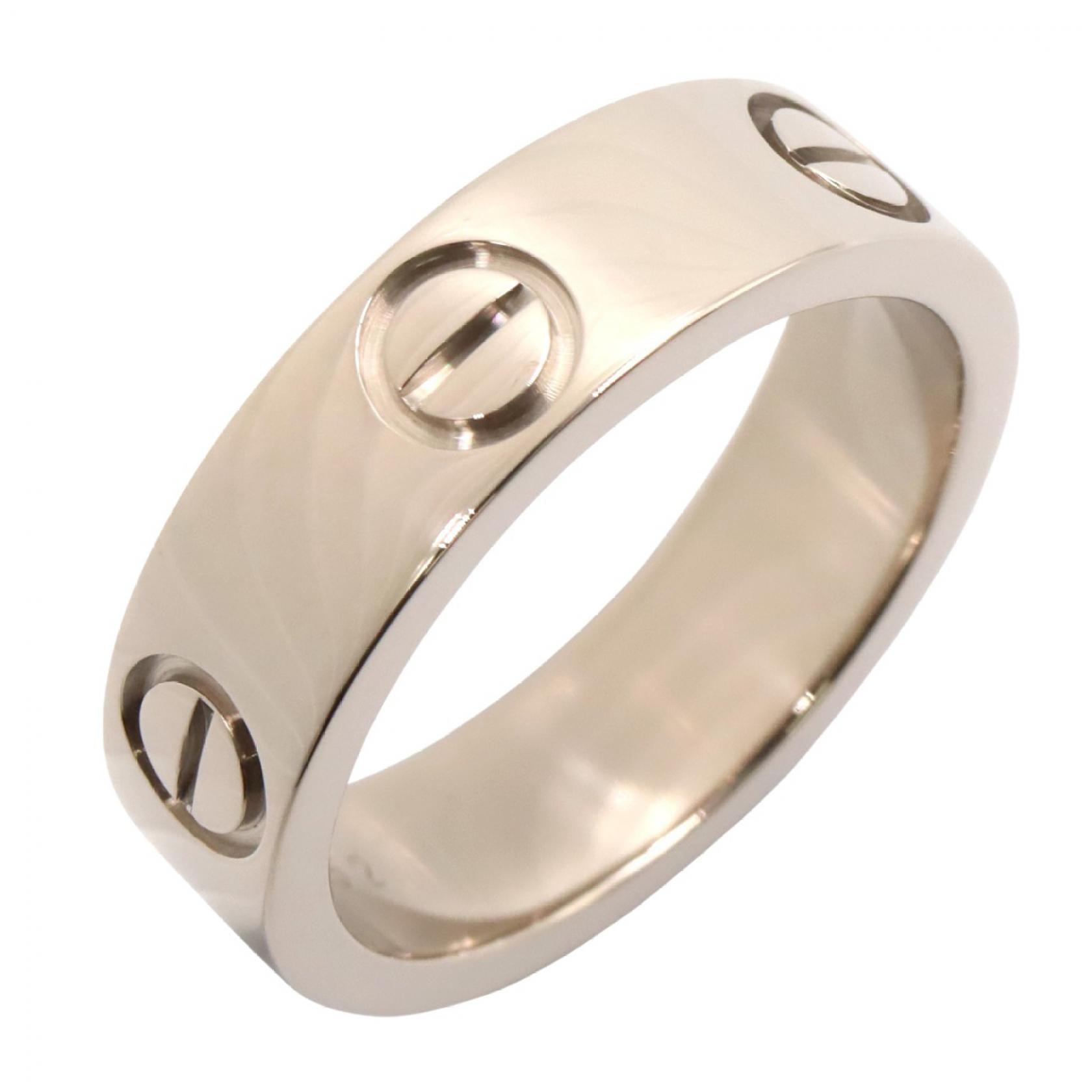 カルティエ CARTIER ラブリング リング・指輪 ジュエリー K18WG(ホワイトゴールド) レディース シルバー系 B4084700 【中古】