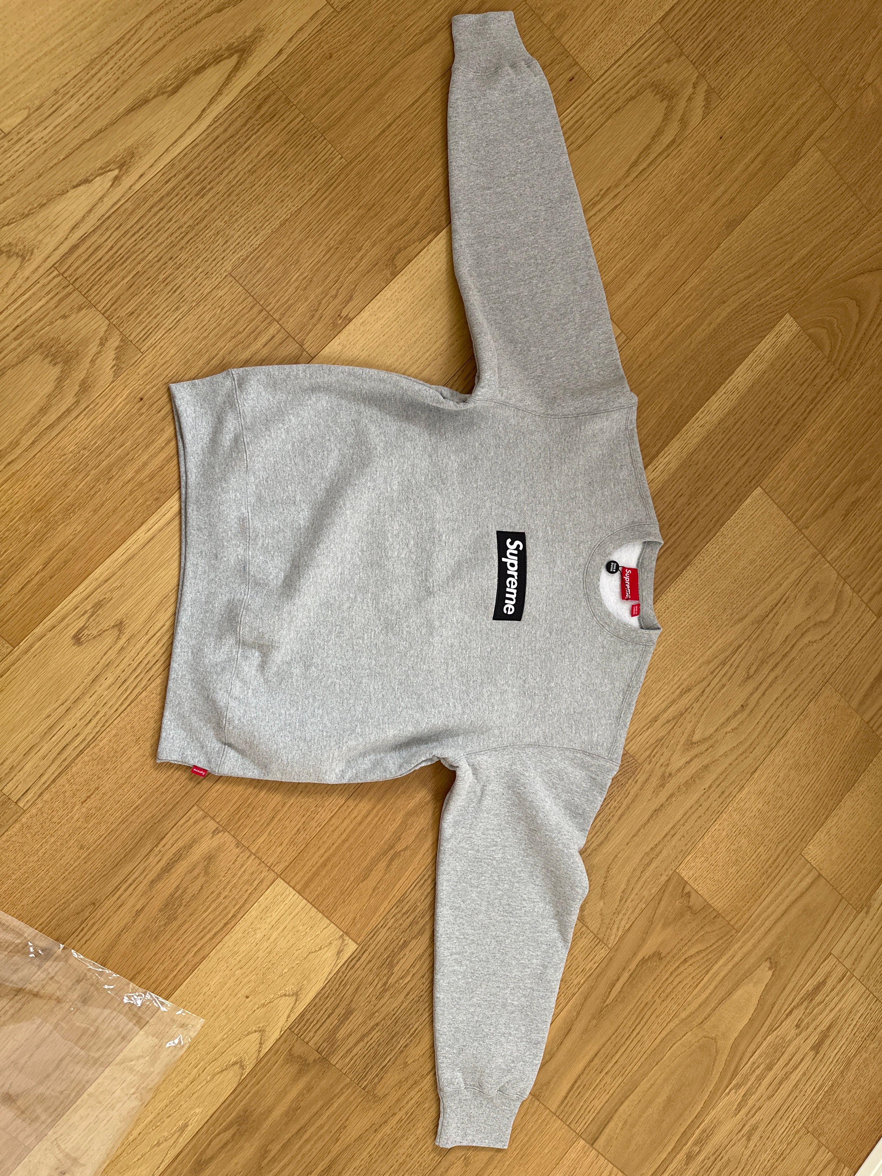 Supreme Box Logo Crewneck "Heather Grey" (22FW)