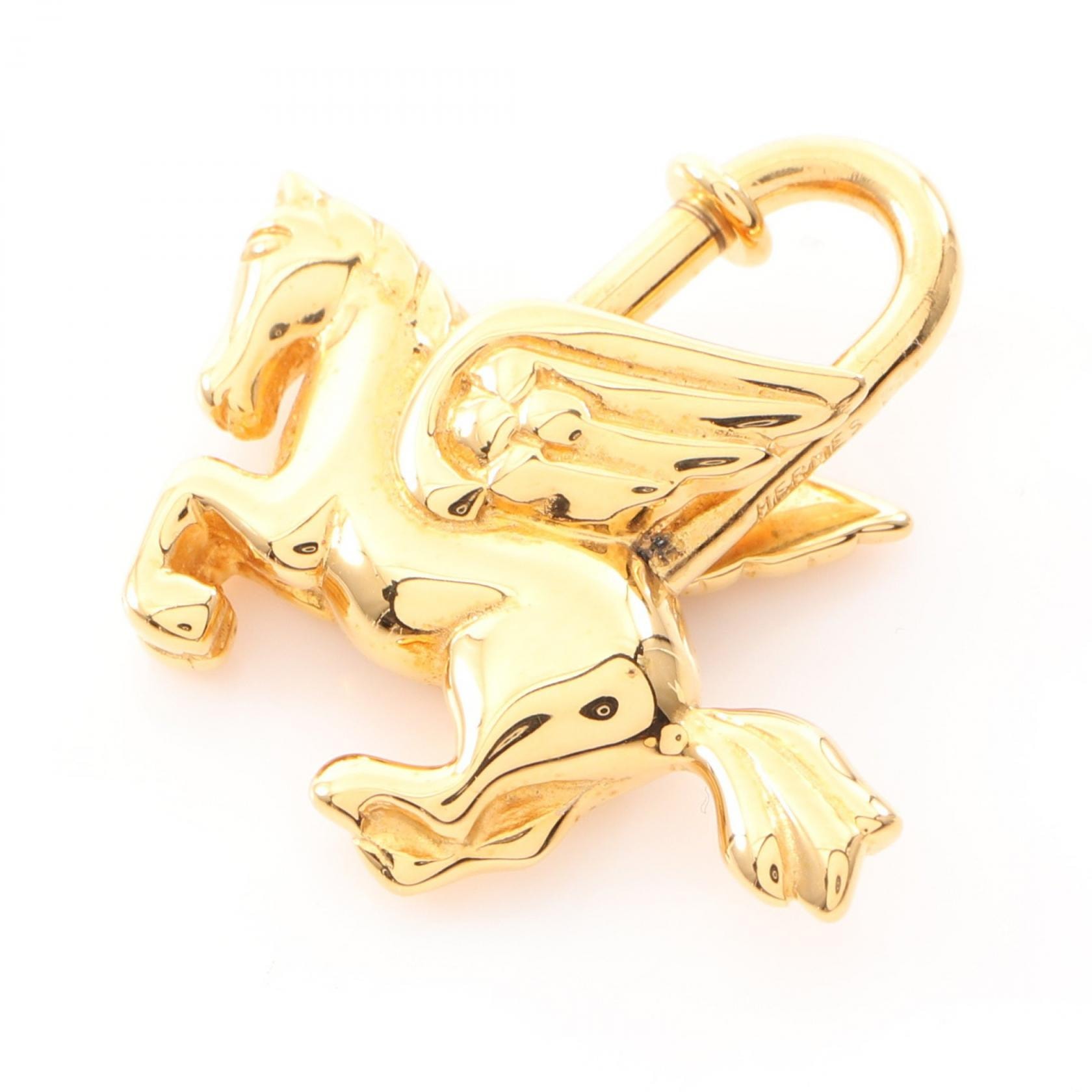 エルメス HERMES カデナチャーム ペガサス 1993年限定 チャーム アクセサリー GP ゴールド レディース ゴールド系 【中古】
