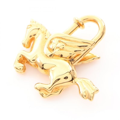エルメス HERMES カデナチャーム ペガサス 1993年限定 チャーム アクセサリー GP ゴールド レディース ゴールド系 【中古】