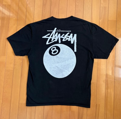 Stussy 8 Ball Tee Pigment Dyed "Black"