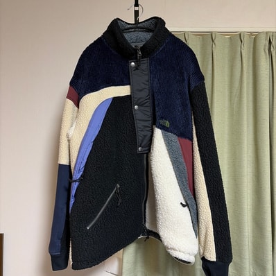 The North Face x nanamica RP Field Patchwork Fleece Jacket "Mix"