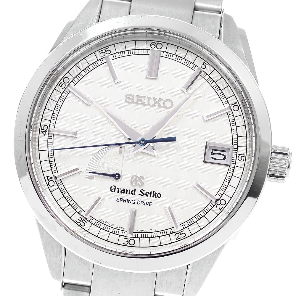 セイコー グランドセイコー スプリングドライブ 10周年記念 メンズ 【中古】