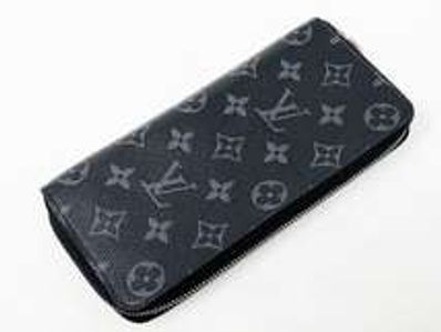 Louis Vuitton Zippy Wallet Vertical Monogram Eclipse