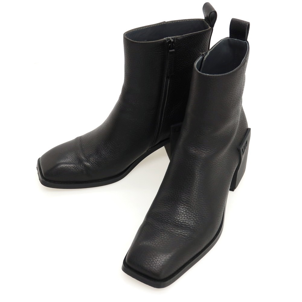 【中古】ユナイテッドヌード UNITED NUDE レザー ブーツ ブラック【サイズ44】【メンズ】