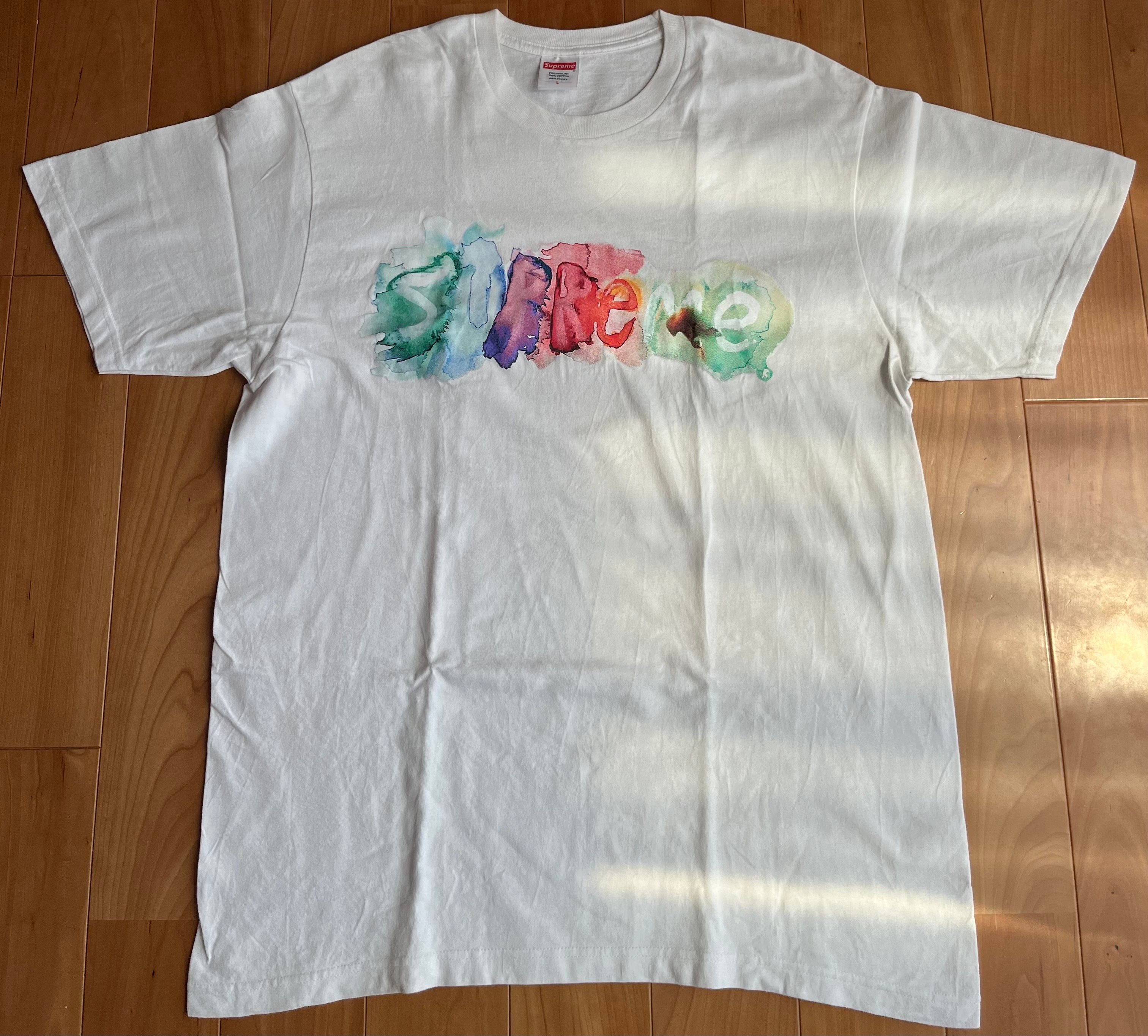 Supreme Watercolor Tee "White"