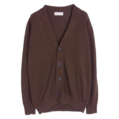 BEAMS ビームス カーディガン ビームスF FILIPPO DE LAURENTIIS リネンカーディガン ブラウン系 48【中古】