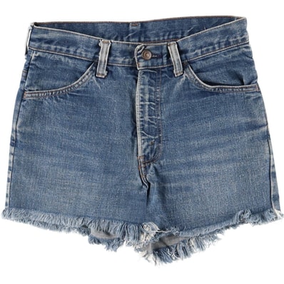 古着 ~80年代 リーバイス Levi's オレンジタブ カットオフ デニムショーツ ショートパンツ レディースL(w29)相当 ヴィンテージ/evb010523
