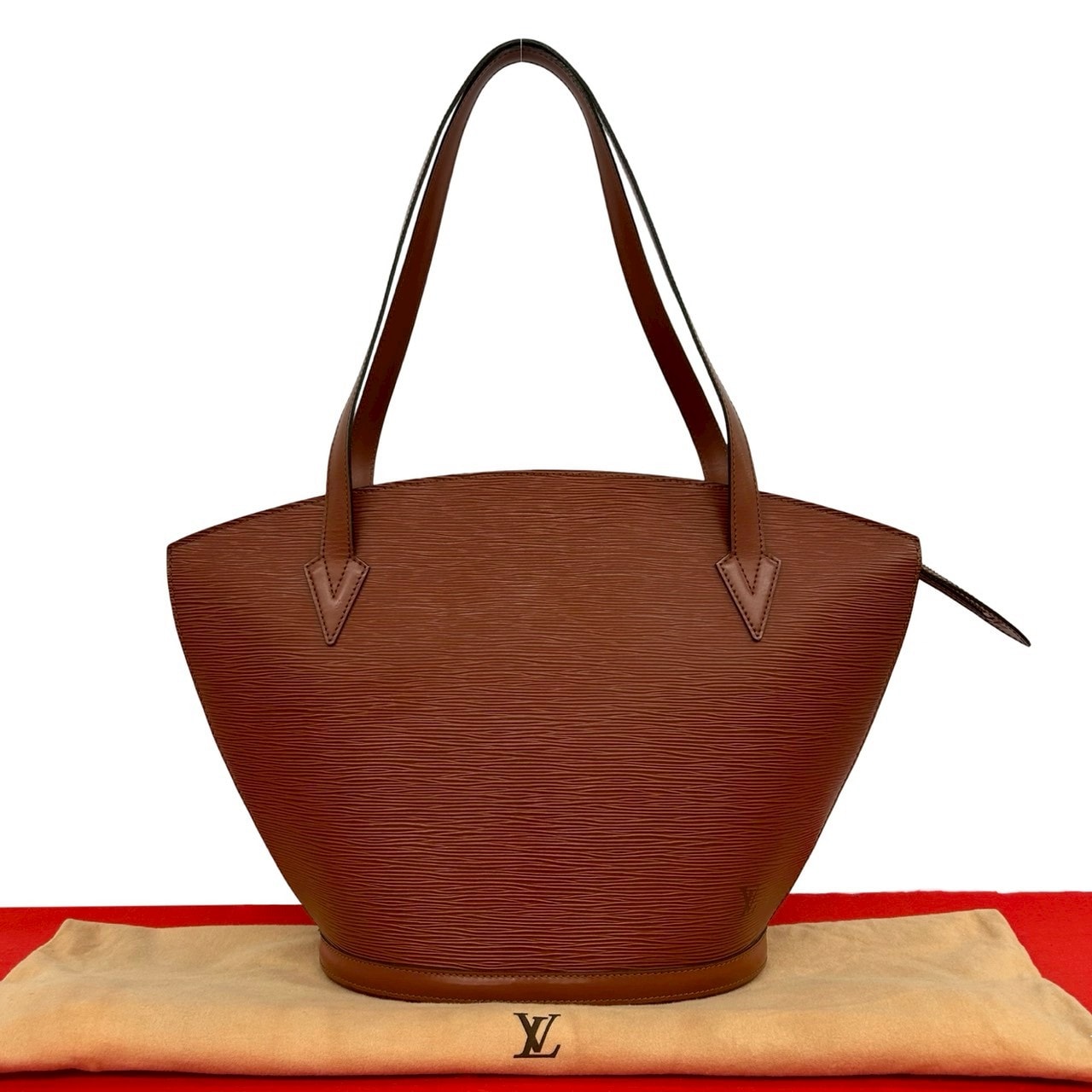 LOUIS VUITTON ルイヴィトン サンジャック ショッピング エピ レザー トートバッグ ブラウン
 53881