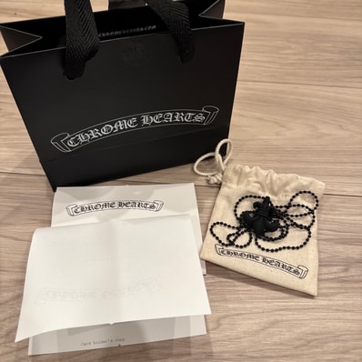 Chrome Hearts Rubber BS Flare Silicone Necklace "Black"
