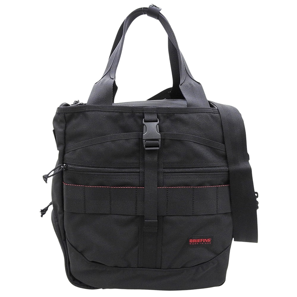 ブリーフィング 美品 クラウドジムワイヤー 2WAY トートバッグ ハンドバッグ ショルダー メンズ ブラック USA製