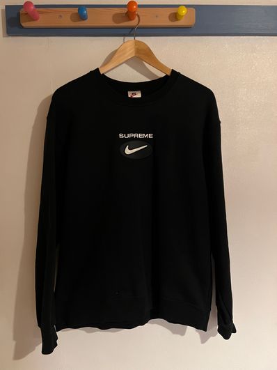 Supreme / Nike Jewel Crewneck "Black"
