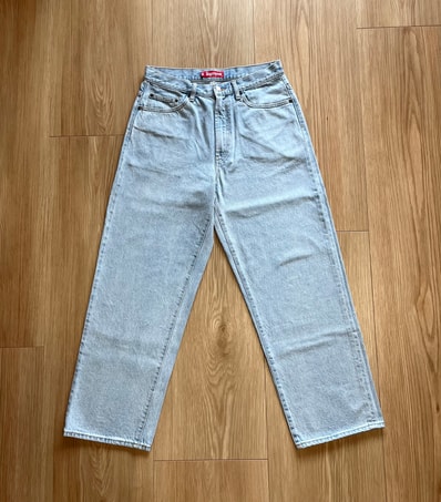 Supreme Baggy Jean (26SS) "Light Washed Indigo"