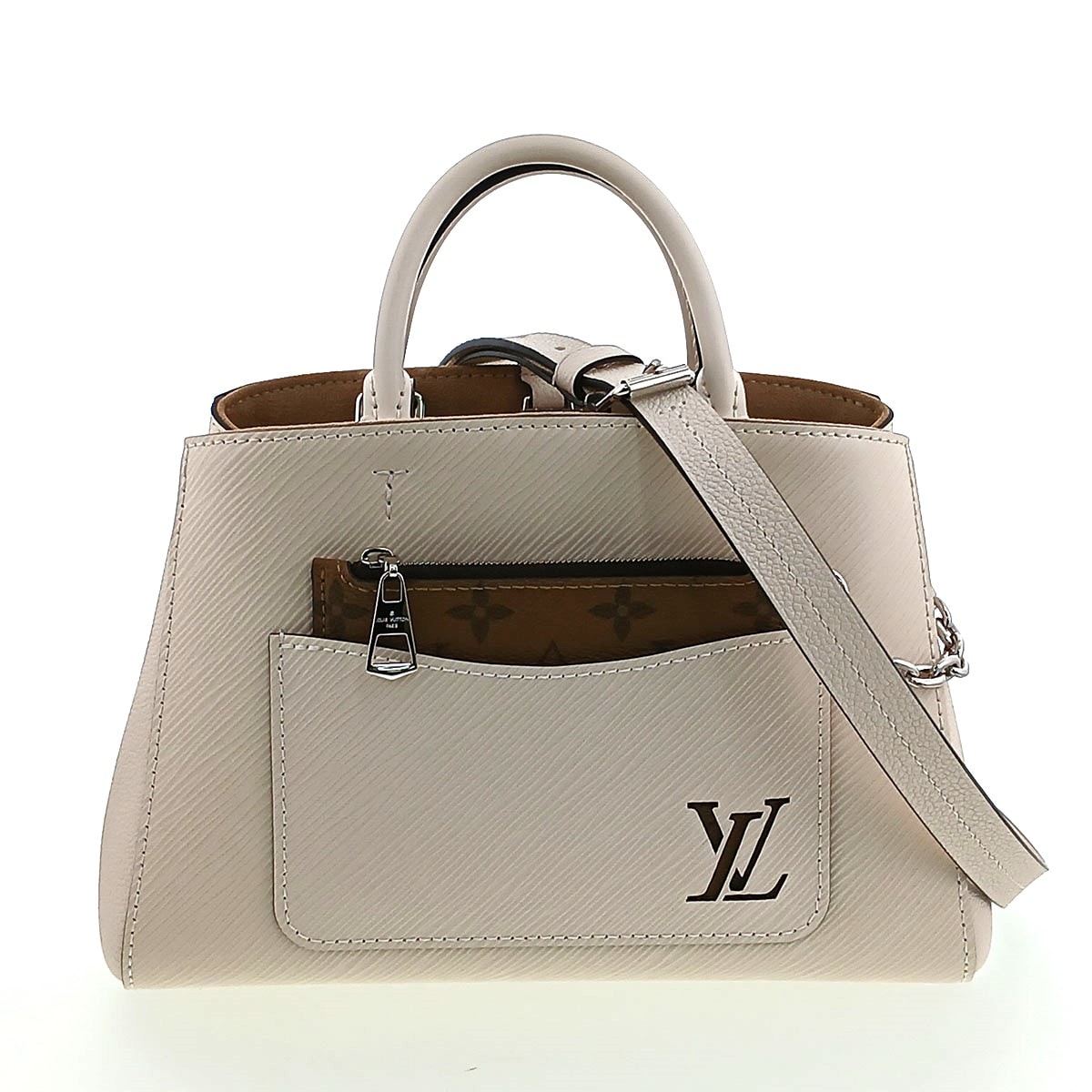 LOUIS VUITTON ルイ・ヴィトン マレル トート BB ハンドバッグ M20520 エピレザー ホワイト  レディース【中古】