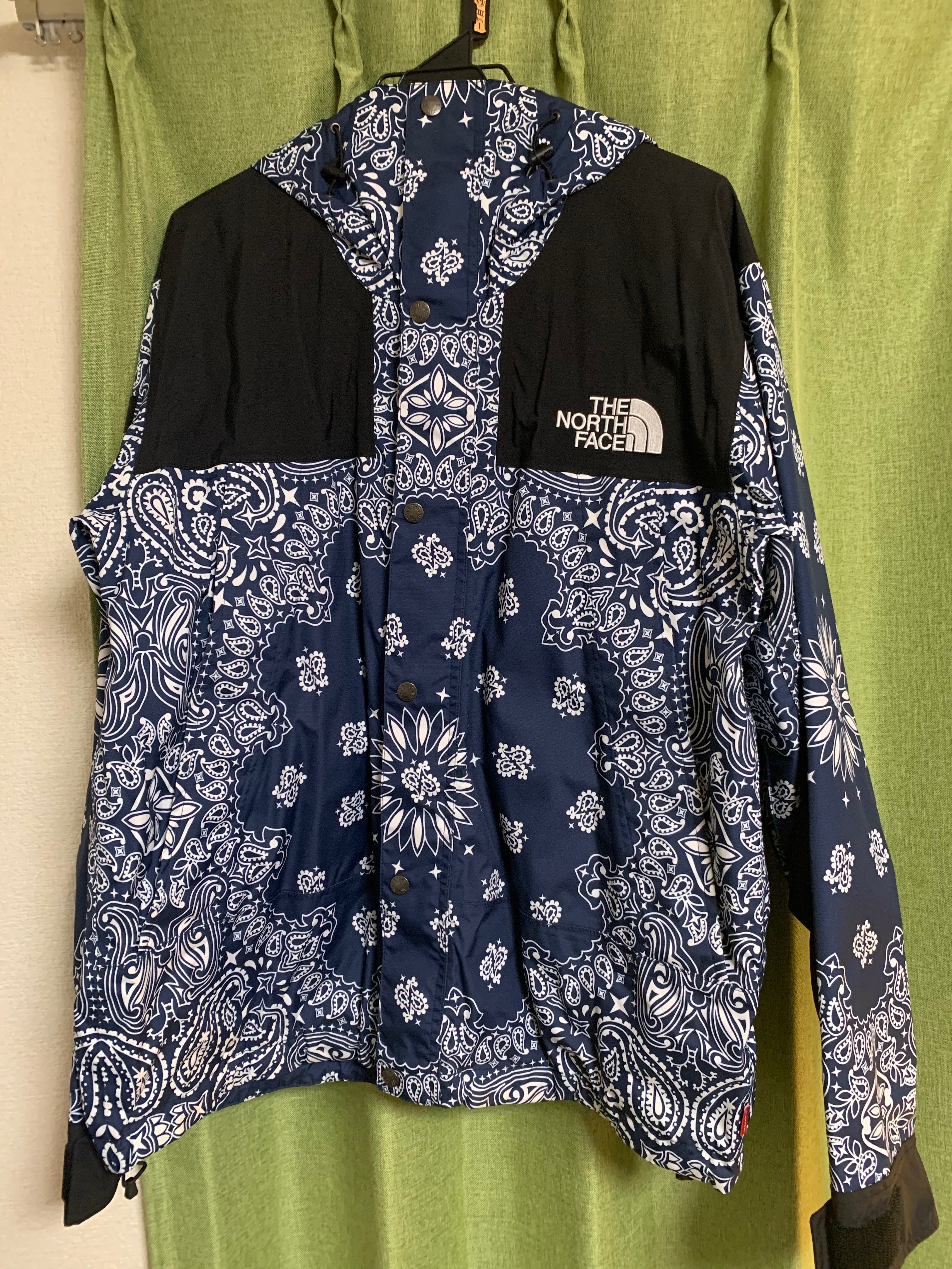 Supreme The North Face Bandana Mountain Parka "Navy"