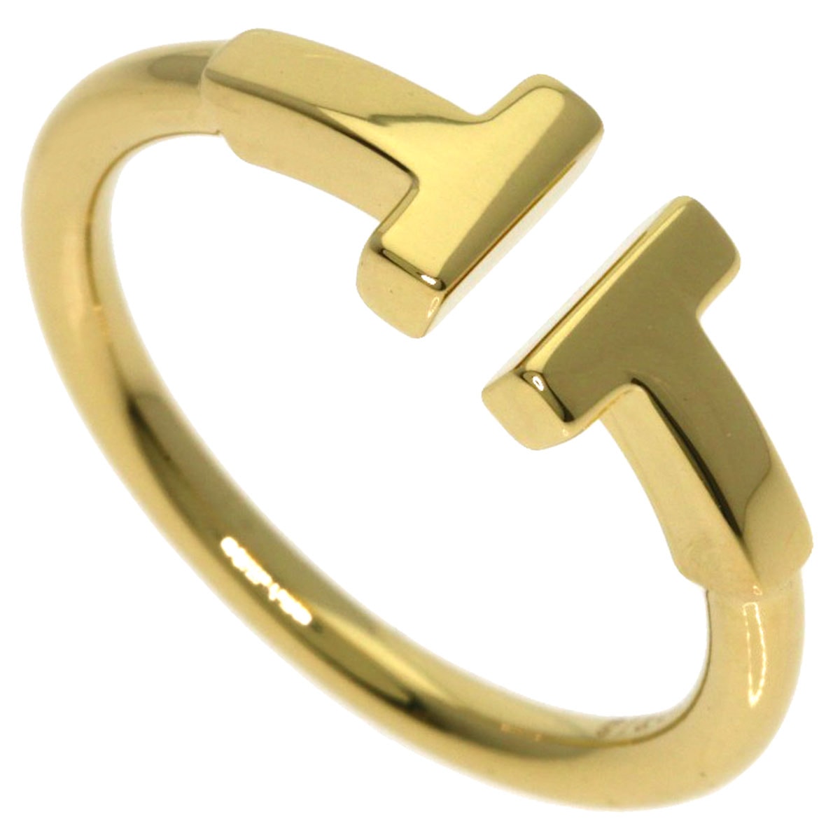 TIFFANY&Co. ティファニー Tワイヤー リング・指輪 K18YG レディース [中古]