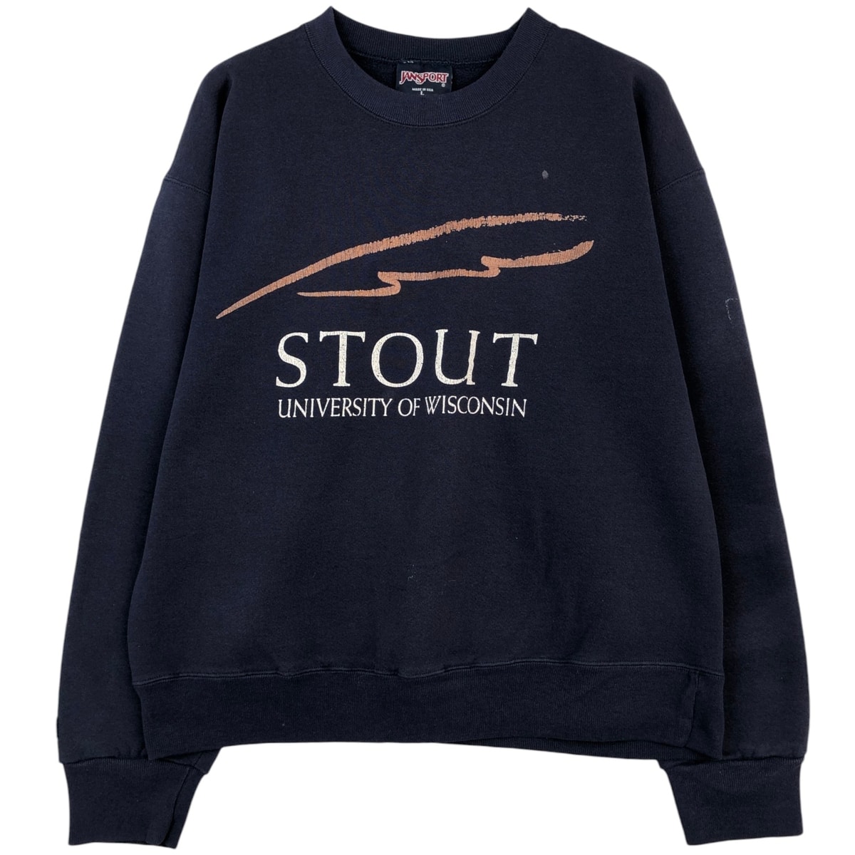 古着 90年代 ジャンスポーツ JANSPORT カレッジスウェットシャツ トレーナー USA製 メンズL相当 ヴィンテージ/eaa624846