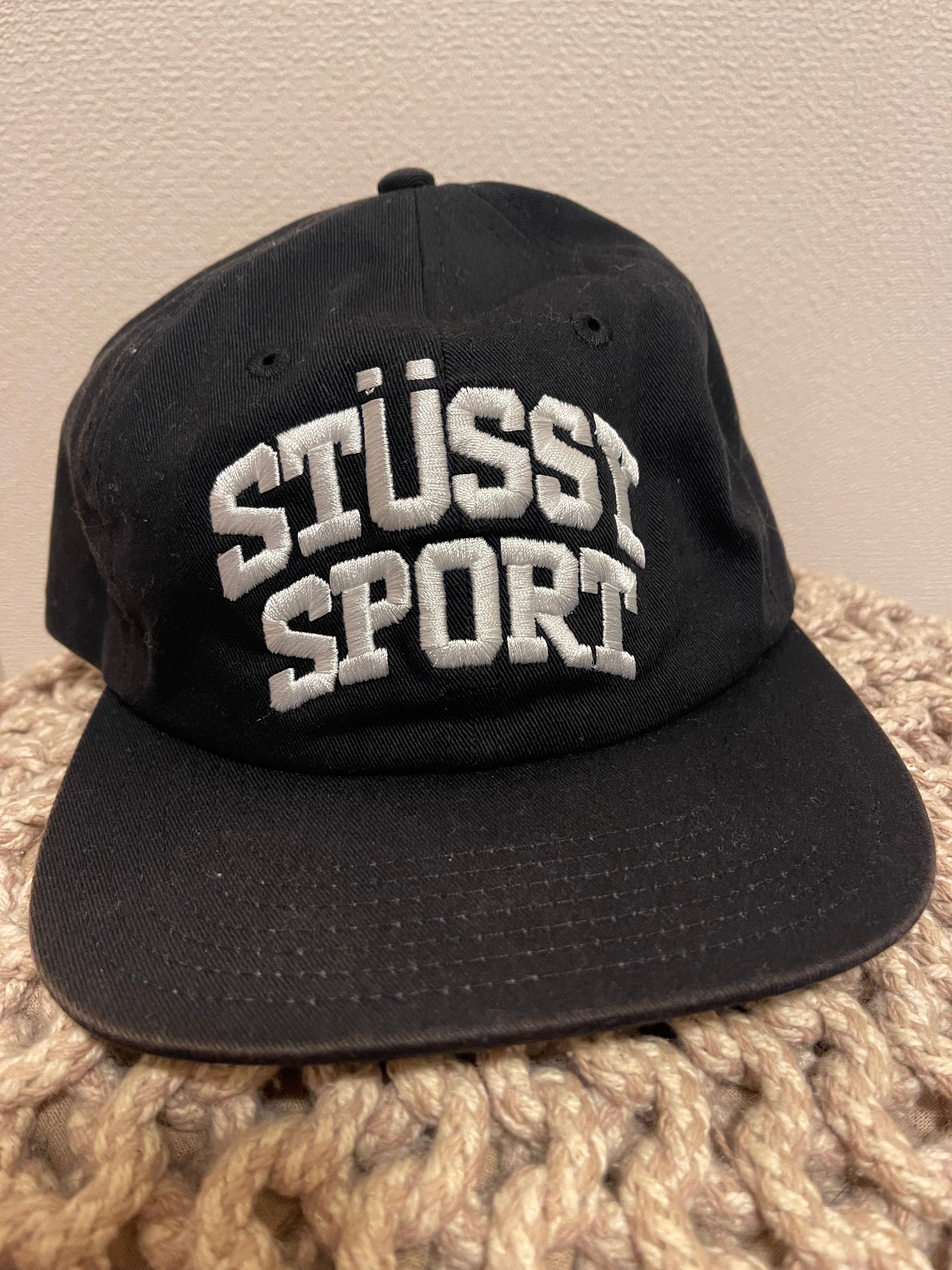 Stussy Mid Depth Stussy Sport Snapback "Black"