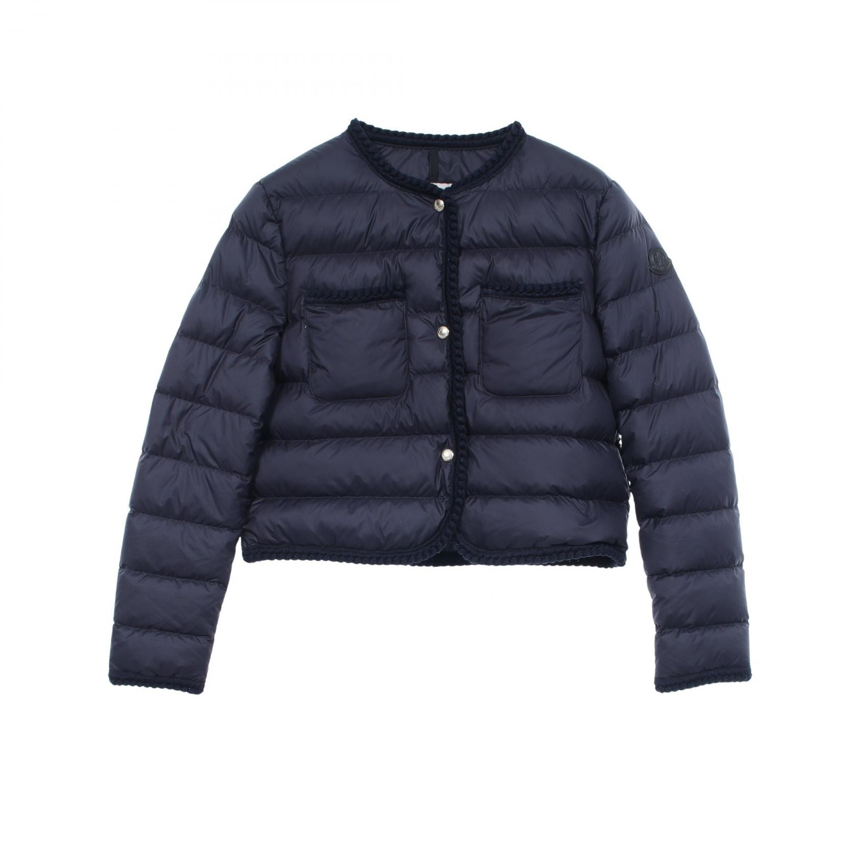 モンクレール MONCLER GENCAY ダウンジャケット 衣料品 アウター ポリエステル レディース ネイビー系 【中古】