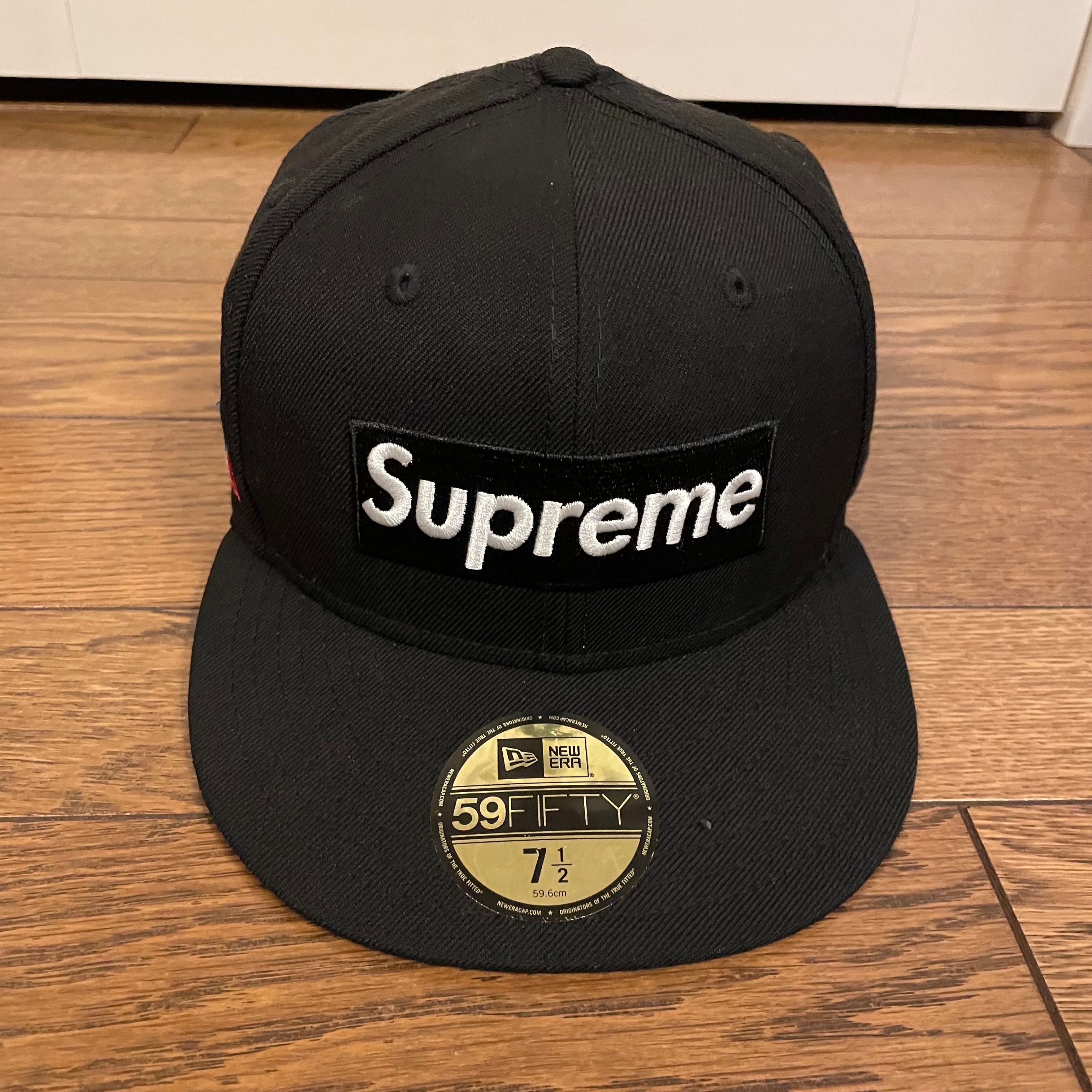 Supreme World Famous Box Logo New Era® "Black"