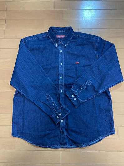 Supreme Small Box Denim Shirt (25FW) "Indigo"