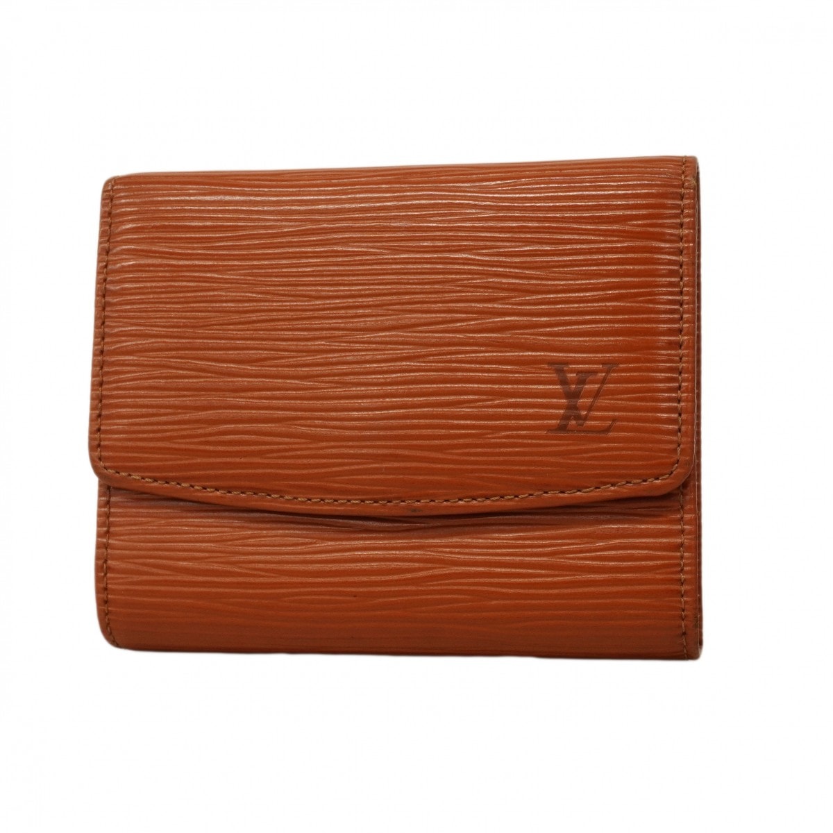 ★SALE【6ce6450-k】ルイヴィトン カードケース エピ ポルト12カルトクレディ M63477 ケニアブラウン【中古】レディース