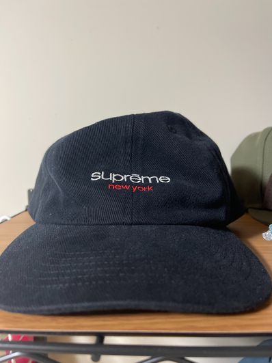 Supreme Classic Logo 6-Panel "Black"