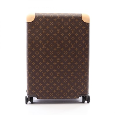 ルイ・ヴィトン LOUIS VUITTON ホライゾン55 キャリーバッグ バッグ PVCコーティングキャンバス レザー モノグラム レディース ブラウン系 M13767 【中古】
