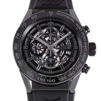 TAG HEUER タグホイヤー カレラ キャリバー ホイヤー01 クロノグラフ CAR2A90.FT6071 セラミック【中古】