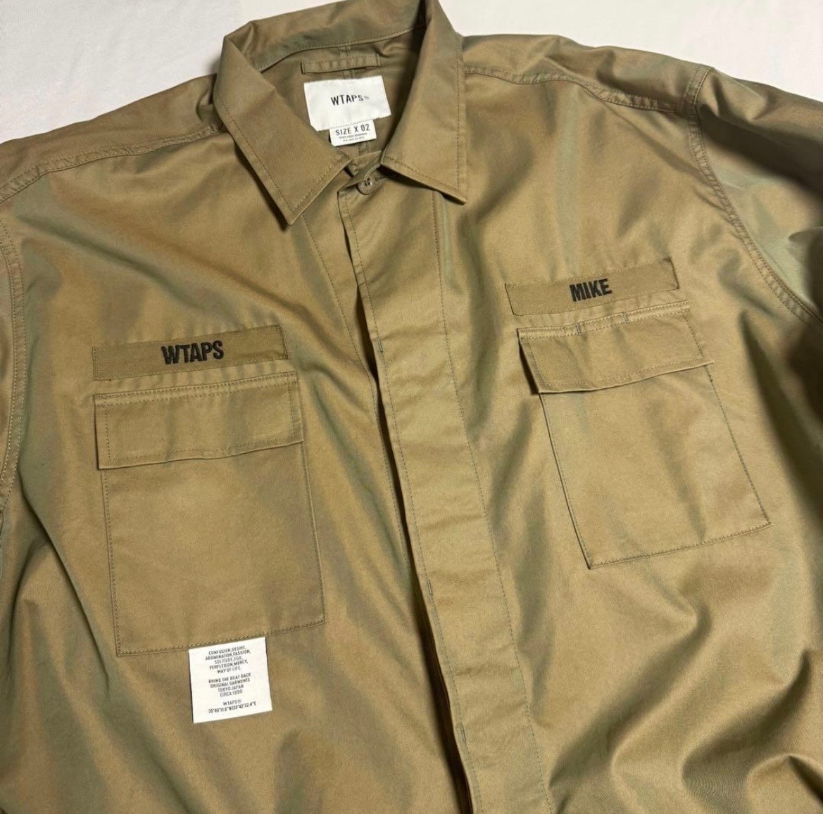 WTAPS 20SS GUARDIAN / JACKET COPO TWILL Size2