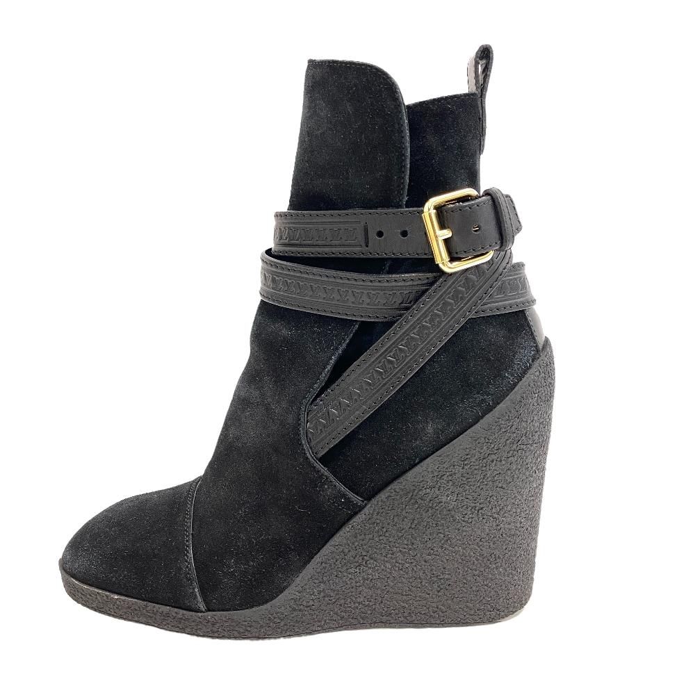 ルイヴィトン LOUIS VUITTON ブーツ 15年 ブラック