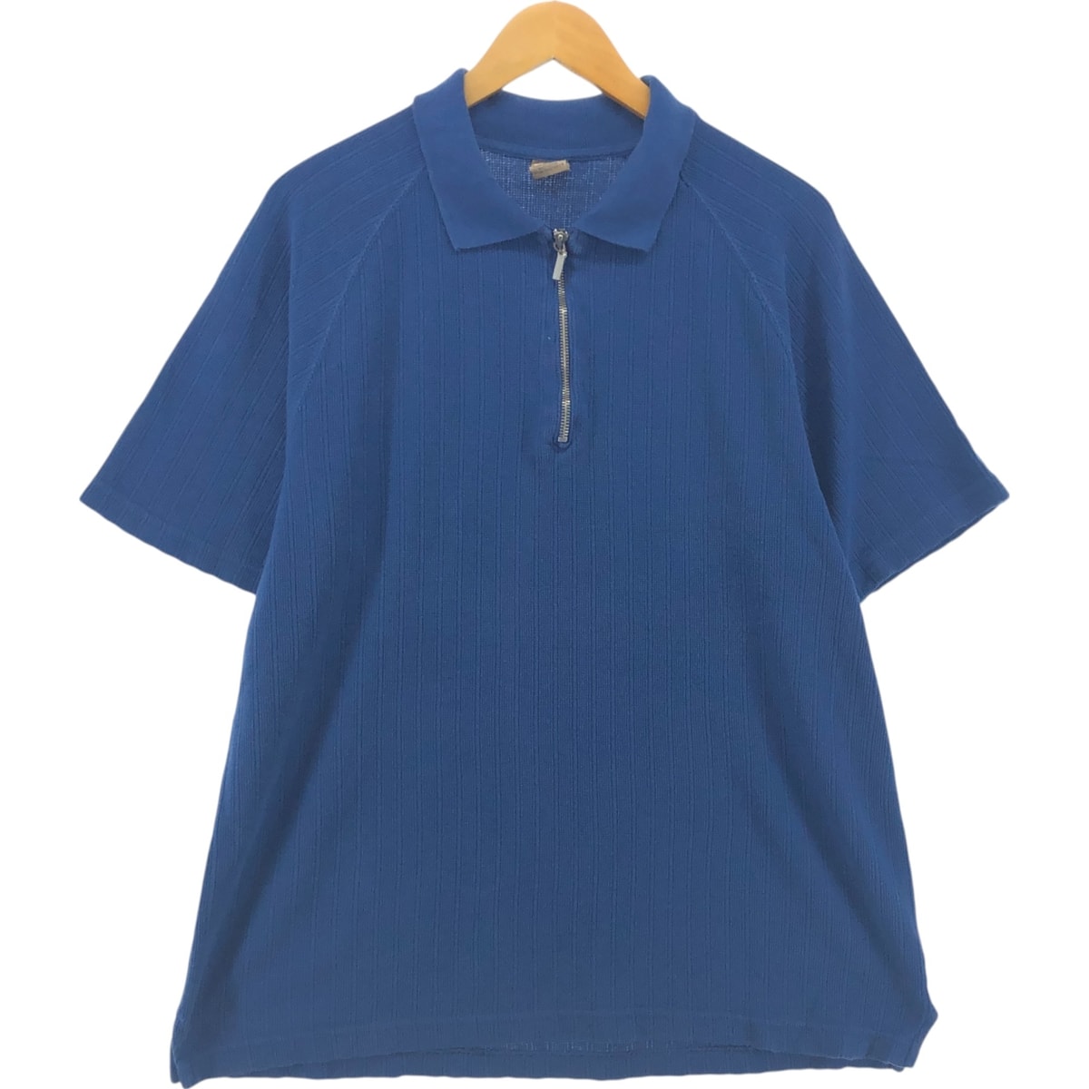 古着 リーバイス Levi's ハーフジップ 半袖 ポロシャツ メンズL相当/eaa560275