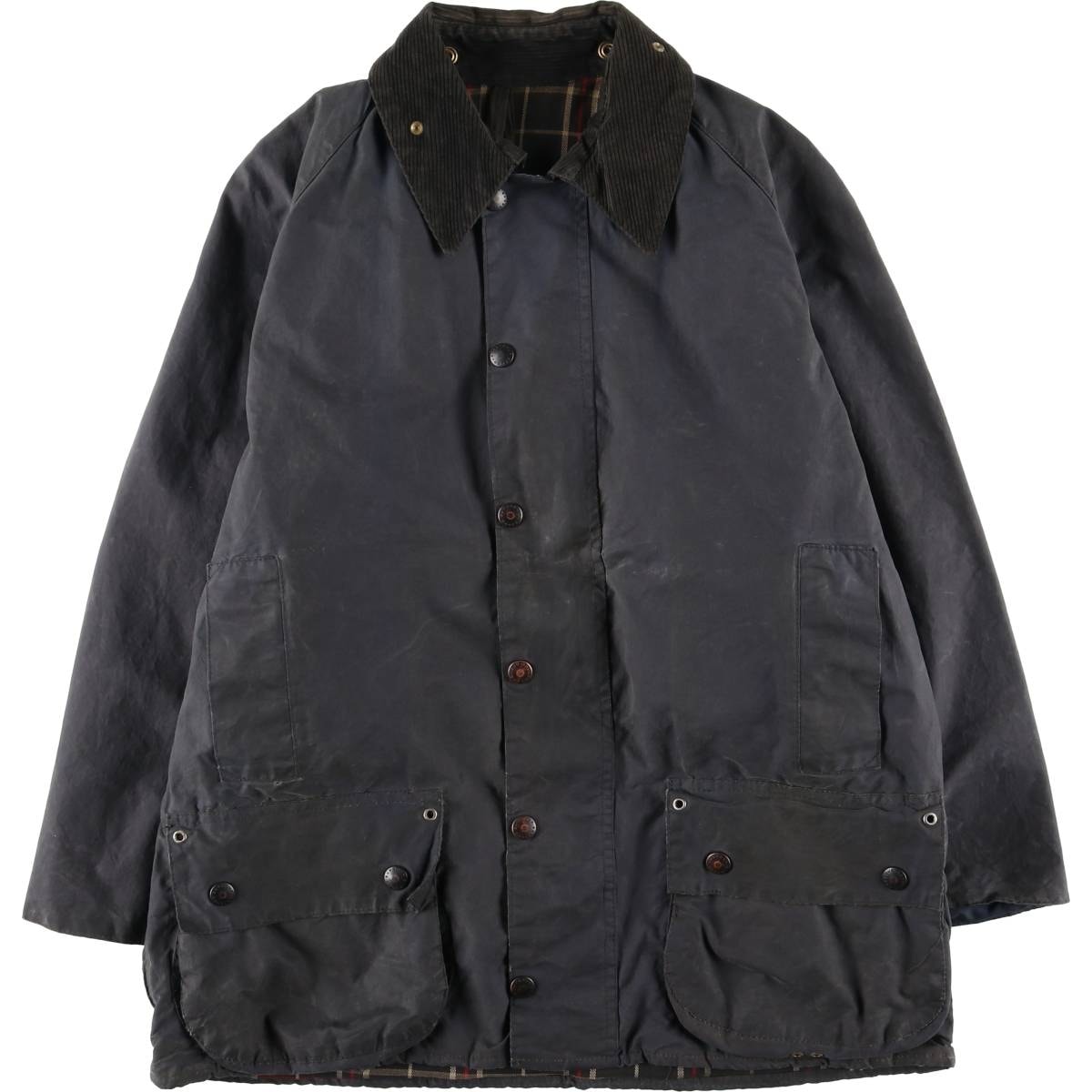 古着 80年代 バブアー Barbour BEAUFORT ビューフォート 旧3ワラント オイルド ハンティングジャケット 英国製 C40 メンズM相当 ヴィンテージ/eaa614835