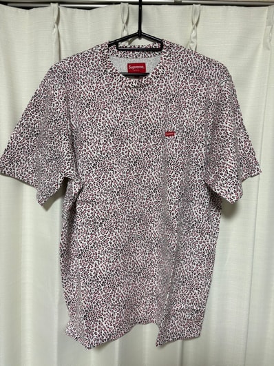 Supreme Small Box Tee "Pink Leopard"(Made in Vietnam)(22SS)