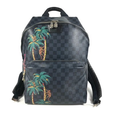 ルイヴィトン LOUIS VUITTON アポロ バックパック N50003 ダミエコバルトジャングル カバン リュックサック ダミエコバルトキャンバス ネイビー