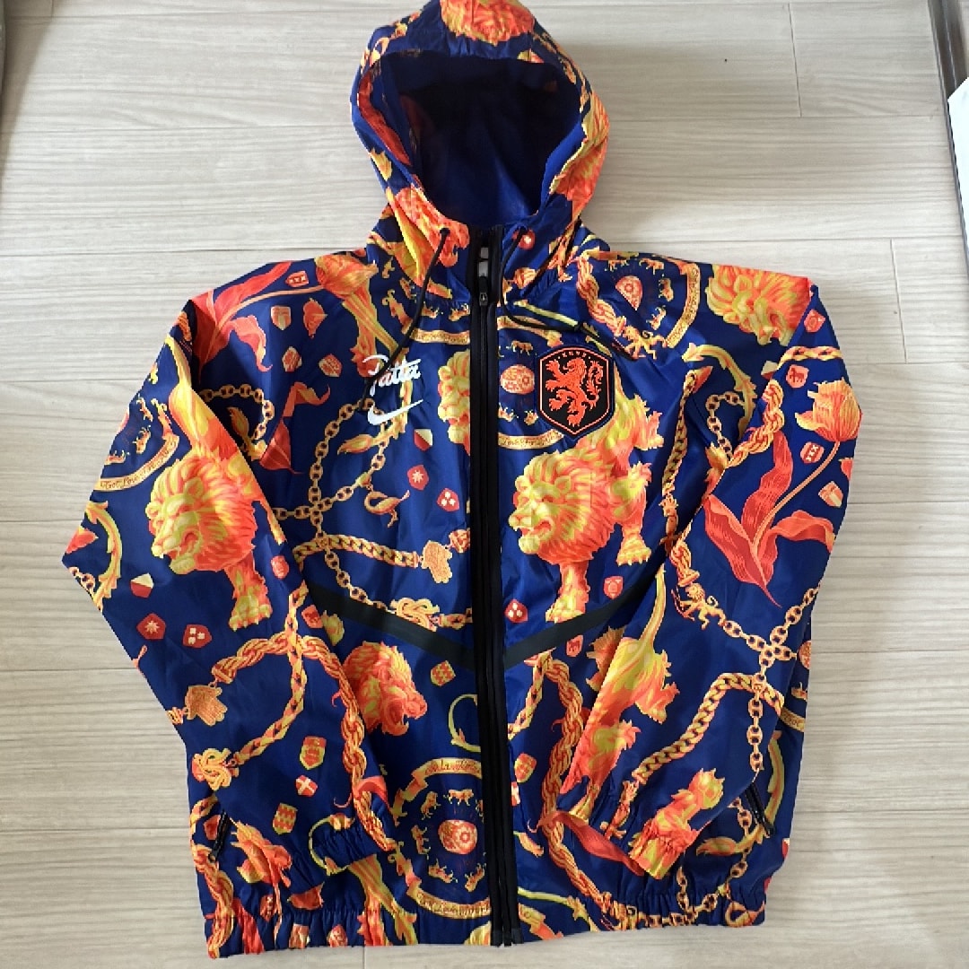 Nike x Patta X2 World Cup Anthem Jacket Netherlands "Orange/Navy"