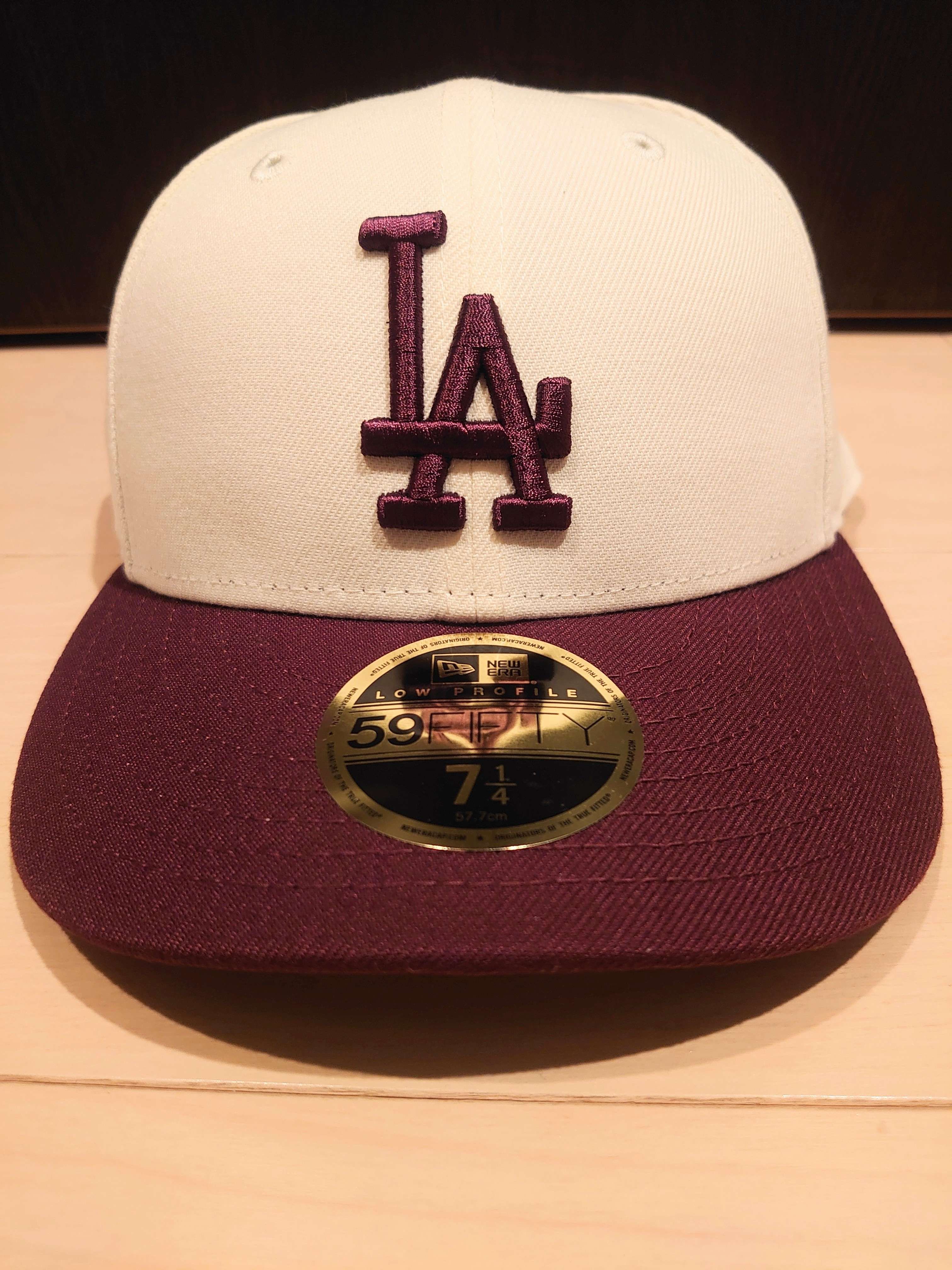 briwn別注 7 1/4  LP  59FIFTY   オフホワイト/マルーン