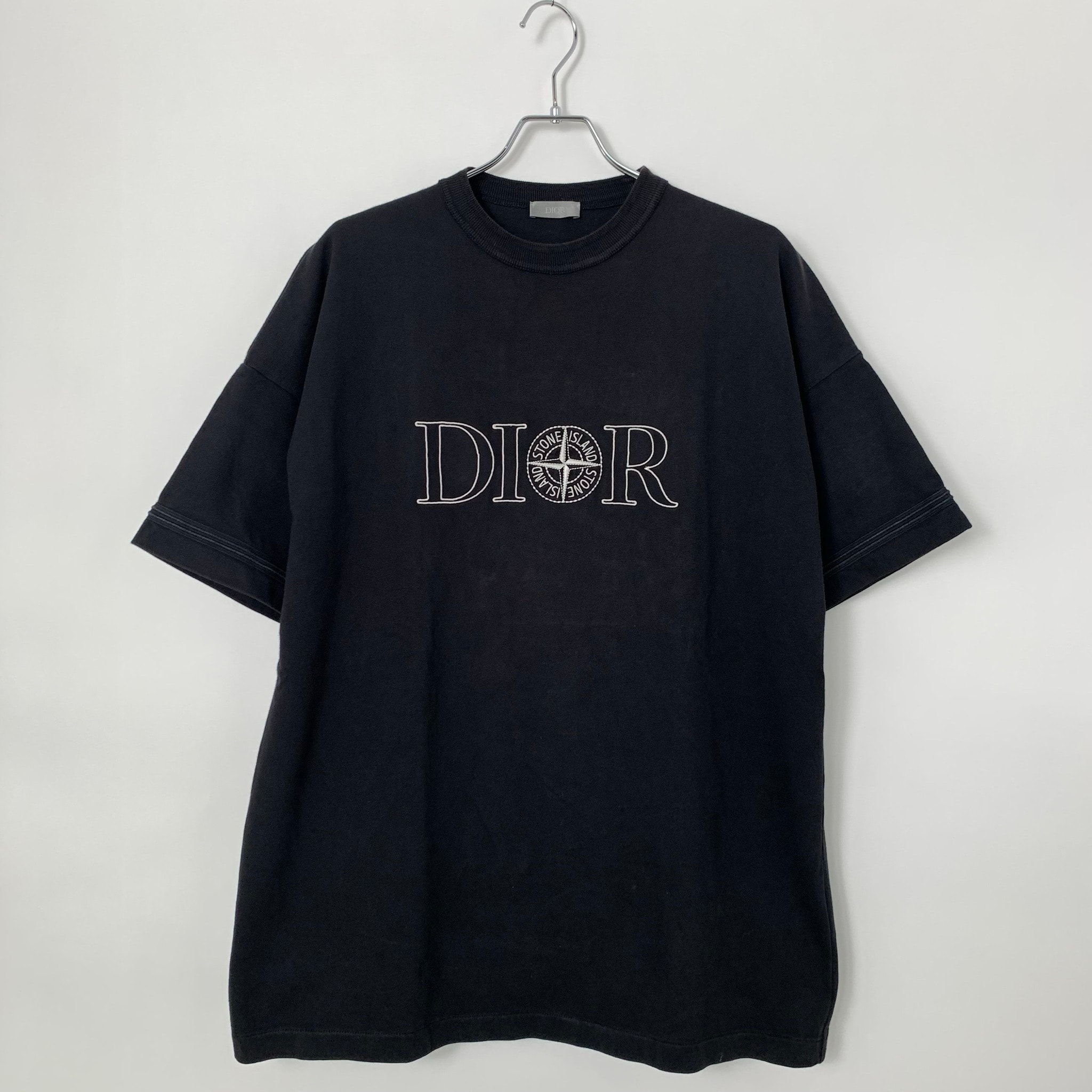 Dior x Stone Island T-shirt Cotton Jersey "Black"