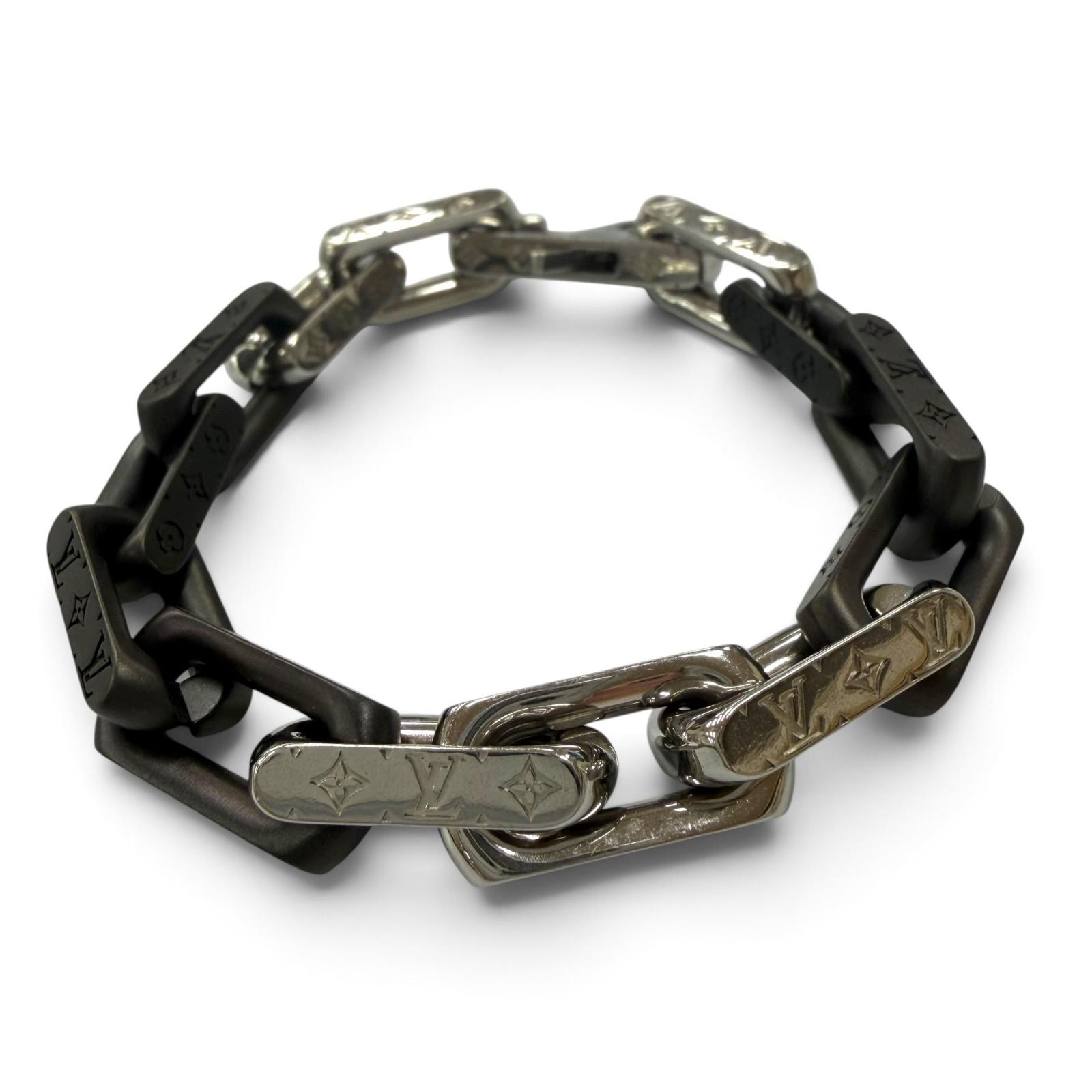 極美品 ルイヴィトン ブレスレット モノグラム チェーン M M00686